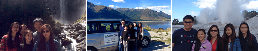 Tan Family from Singapore's Privately Guided Tour of New Zealand's North and South Island